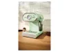SilverCrest SEM 1100 E1 GREEN Eszpresszó cappuccino 2 csészés presszó kávéfőző, pisztácia zöld, 1100 W