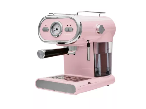 SilverCrest SEM 1100 E1 PINK Eszpresszó cappuccino 2 csészés presszó kávéfőző, rózsaszín, 1100 W