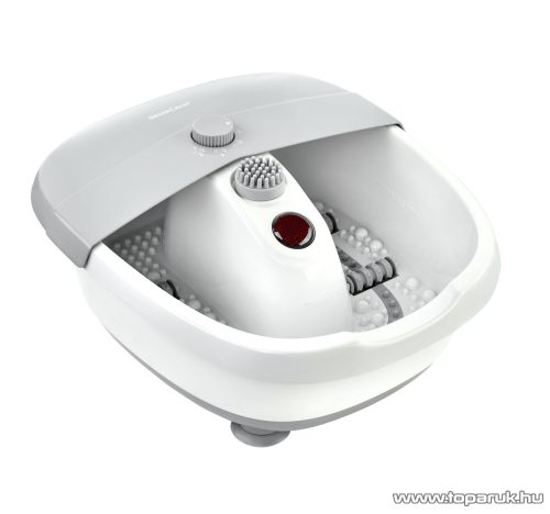 SilverCrest SFB 80 A3 Foot Spa lábfürdő, lábpezsgőfürdő, lábmasszírozó, 3 feltéttel, világos szürke