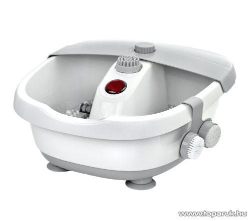 SilverCrest SFB 80 A3 Foot Spa lábfürdő, lábpezsgőfürdő, lábmasszírozó, 3 feltéttel, világos szürke