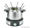 SilverCrest SFE 1500 D3 INOX Elektromos 8 személyes fondü készlet, max 3 liter, 1500W, rozsdamentes acél