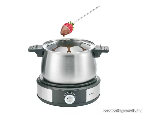 SilverCrest SFE 1500 D3 INOX Elektromos 8 személyes fondü készlet, max 3 liter, 1500W, rozsdamentes acél