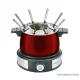 SilverCrest SFE 1500 D3 RED Elektromos 8 személyes fondü készlet, max 3 liter, 1500W, piros
