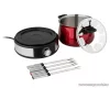 SilverCrest SFE 1500 D3 RED Elektromos 8 személyes fondü készlet, max 3 liter, 1500W, piros