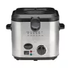 (BONTOTT / K738960) SilverCrest SFM 840 B2 INOX nemesacél mini olajsütő, 1-2 személyes fritőz, 1.2 literes, 840 W