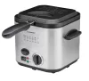 SilverCrest SFM 840 B2 INOX nemesacél mini olajsütő, 1-2 személyes fritőz, 1.2 literes, 840 W