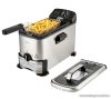 SilverCrest SFO 2000 A1 INOX nemesacél olajsütő, fritőz, olajleresztő tartállyal, 3 literes, 2000 W