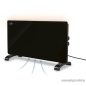  SilverCrest SGH 2000 B2 BK Elektromos üveglapos álló hősugárzó fűtőpanel konvektor, fekete, 1000W / 2000W