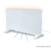 SilverCrest SGH 2000 B2 WH Elektromos üveglapos álló hősugárzó fűtőpanel konvektor, fehér, 1000W / 2000W