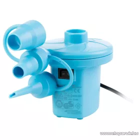   SilverCrest SGP 12 C3 BL Autós elektromos pumpa, matracpumpa (kiszívás és fújás funkcióval), kék, 12 V (szivargyújtóról üzemelhető)