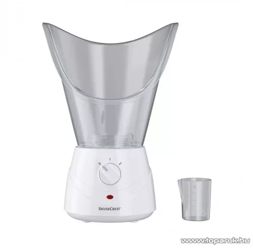 SilverCrest SGS 100 B2 Arcszauna arc és orr rész célzott kezelésére inhaláláshoz, illóolajos és gyógynövényes aromaterápiához, 100W, 50 ml