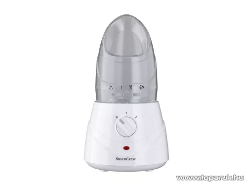 SilverCrest SGS 100 B2 Arcszauna arc és orr rész célzott kezelésére inhaláláshoz, illóolajos és gyógynövényes aromaterápiához, 100W, 50 ml