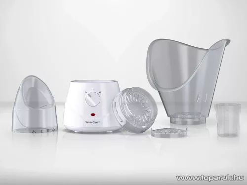 SilverCrest SGS 100 B2 Arcszauna arc és orr rész célzott kezelésére inhaláláshoz, illóolajos és gyógynövényes aromaterápiához, 100W, 50 ml