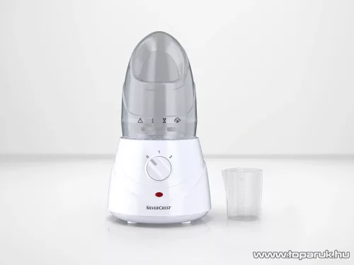 SilverCrest SGS 100 B2 Arcszauna arc és orr rész célzott kezelésére inhaláláshoz, illóolajos és gyógynövényes aromaterápiához, 100W, 50 ml