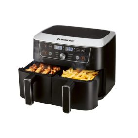 SilverCrest SHFDD 2600 B2 dupla zónás forrólevegős fritőz elölnézetből