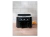SilverCrest SHFDD 2600 B2 Kétzónás, két kosaras forrólevegős (olajmentes) Air Fryer olajsütő, fritőz, 2600 W, 8,7 L 