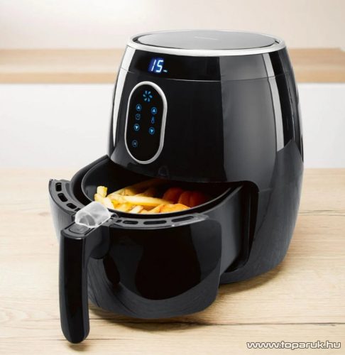 SilverCrest SHFD 1350 A1 Air Fryer Digitális forrólevegős olajsütő, fritőz, 2,5 literes, 1350W