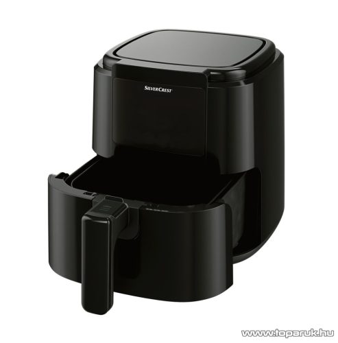 (SÉRÜLT / 512288) SilverCrest SHFD 1400 C1 Digitális forrólevegős olaj nélküli fritőz sütő 8 automata programmal, 2,4 literes, 1400 W