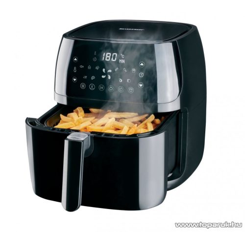 (bontott) SilverCrest SHFD 2150 A2 Digitális forrólevegős olajsütő, fritőz, XL 5,2 literes, 2150 W