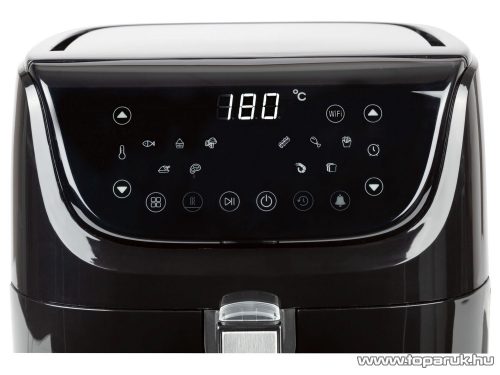 SilverCrest SHFS 2150 A1 SMART Digitális forrólevegős olajsütő, fritőz, XL 5,2 liter, 2150 W