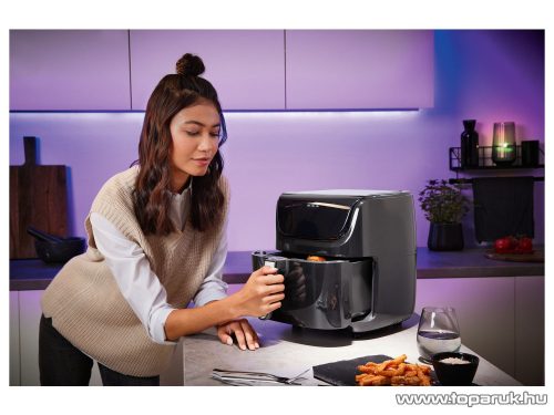 SilverCrest SHFS 2150 A1 SMART Digitális forrólevegős olajsütő, fritőz, XL 5,2 liter, 2150 W