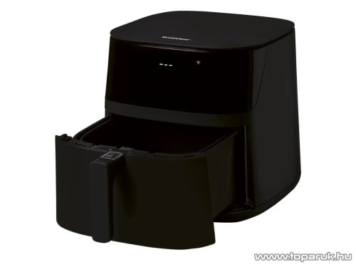SilverCrest SHFS 2150 A2 SMART Digitális forrólevegős olajsütő, fritőz, XL 5,2 liter, 2150 W, matt fekete