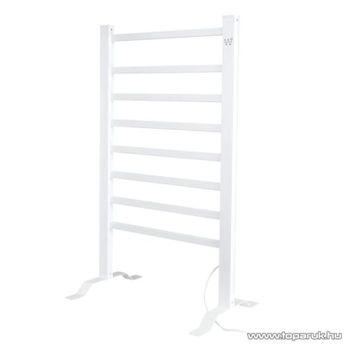 SilverCrest SHH 150 E2 Álló és falra szerelhető fűtött, elektromos törölközőszárító radiátor időzítő funkcióval, fehér, 150 W
