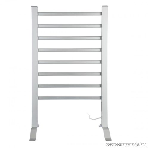 SilverCrest SHH 150 D1 Álló és falra szerelhető fűtött, elektromos törölközőszárító radiátor időzítő funkcióval, ezüst, 150 W