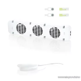   (SELEJT / 528437) SilverCrest SHKV 55 A1 Booster elektromos radiátorrásegítő, ventilátoros fűtőtest erősítő, mágneses termosztáttal