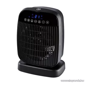   (SELEJT / K-364422) SilverCrest SHLF 2000 E4 BK Digitális fűtőventilátor, ventilátoros hősugárzó fűtőtest távirányítóval, 2000 W, fekete