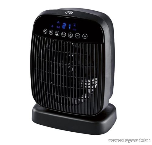 (SELEJT / K-364422) SilverCrest SHLF 2000 E4 BK Digitális fűtőventilátor, ventilátoros hősugárzó fűtőtest távirányítóval, 2000 W, fekete