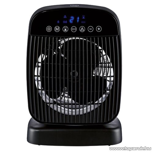 (SELEJT / K-364422) SilverCrest SHLF 2000 E4 BK Digitális fűtőventilátor, ventilátoros hősugárzó fűtőtest távirányítóval, 2000 W, fekete