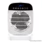   (SELEJT / K903129) SilverCrest SHLF 2000 E4 WH Digitális fűtőventilátor, ventilátoros hősugárzó fűtőtest távirányítóval, 2000 W, fehér
