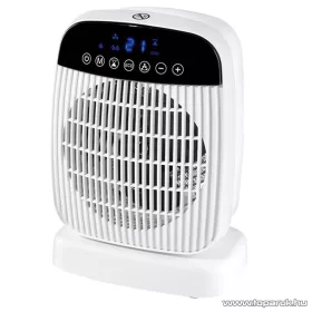  (BONTOTT / K260484) SilverCrest SHLF 2000 E4 WH Digitális fűtőventilátor, ventilátoros hősugárzó fűtőtest távirányítóval, 2000 W, fehér