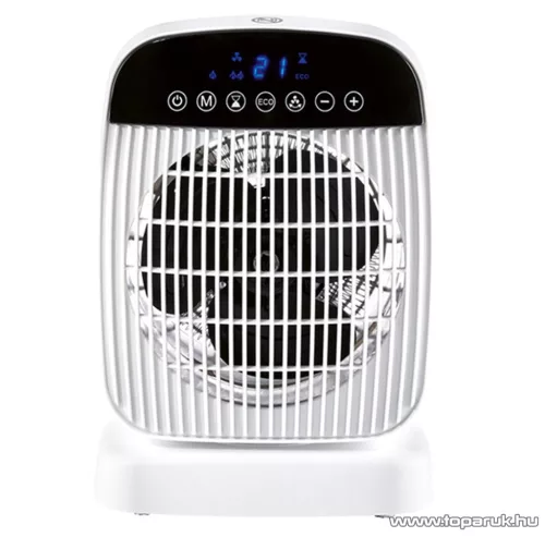 (BONTOTT / K260484) SilverCrest SHLF 2000 E4 WH Digitális fűtőventilátor, ventilátoros hősugárzó fűtőtest távirányítóval, 2000 W, fehér