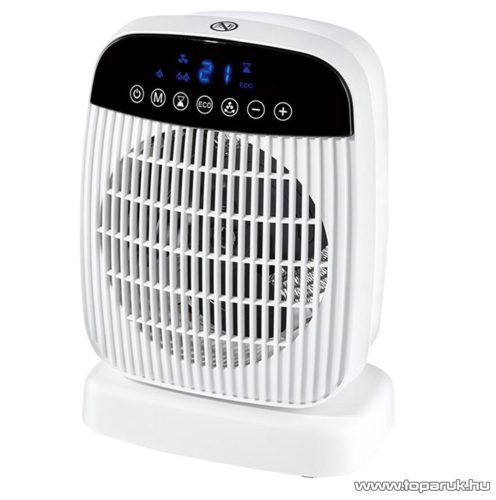 SilverCrest SHLF 2000 E4 WH Digitális fűtőventilátor, ventilátoros hősugárzó fűtőtest távirányítóval, 2000 W, fehér