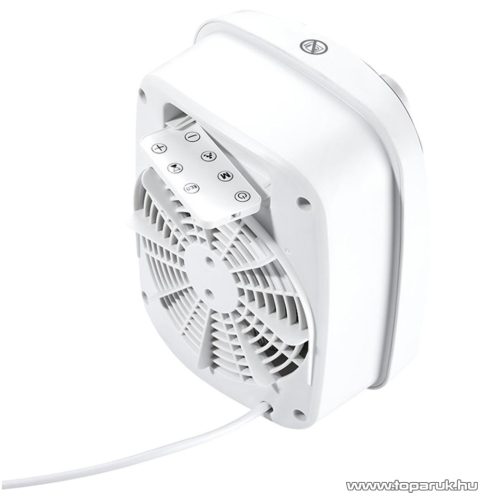 SilverCrest SHLF 2000 E4 WH Digitális fűtőventilátor, ventilátoros hősugárzó fűtőtest távirányítóval, 2000 W, fehér
