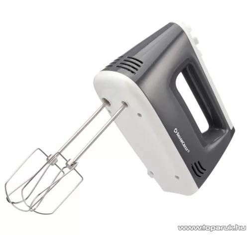 SilverCrest SHM 300 G1 GRAY Kézi mixer 5 sebességfokozattal és Turbo funkcióval, sötét szürke, 300 W