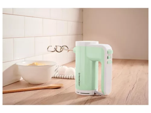 SilverCrest SHM 400 G1 GREEN Kézi mixer 5 sebességfokozattal és Turbo funkcióval, pisztácia zöld, 400 W