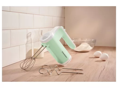 SilverCrest SHM 400 G1 GREEN Kézi mixer 5 sebességfokozattal és Turbo funkcióval, pisztácia zöld, 400 W