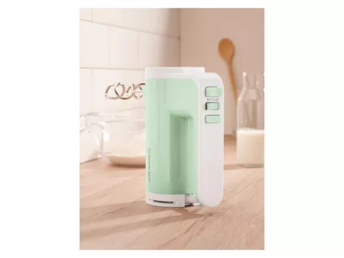 SilverCrest SHM 400 G1 GREEN Kézi mixer 5 sebességfokozattal és Turbo funkcióval, pisztácia zöld, 400 W