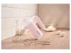 SilverCrest SHM 400 G1 PINK Kézi mixer 5 sebességfokozattal és Turbo funkcióval, rózsaszín, 400 W