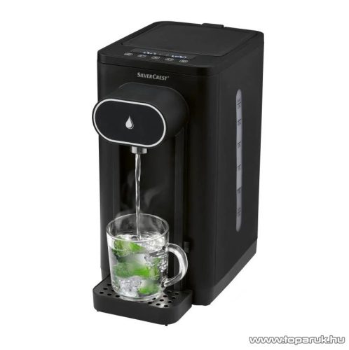 SilverCrest SHWS 2600 A1 Digitális vízforraló és forróvíz adagoló automata (forróital készítő és melegentartó), fekete, 2.9 liter, 2600 W 