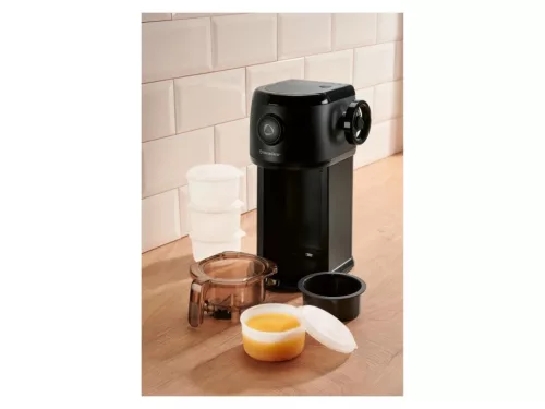 SilverCrest SISS 35 A1 BK Slushy elektromos jégaprító és slushy készítő házi jégkása és jeges ital készítő gép, fekete, 315 ml / 35 W