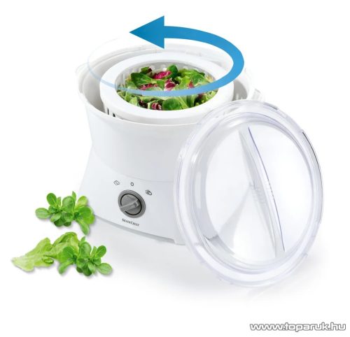 SilverCrest SKFS 85 A1 Elektromos 2 az 1-ben burgonya / krumpli hámozó / pucoló gép és saláta centrifuga, 85 W