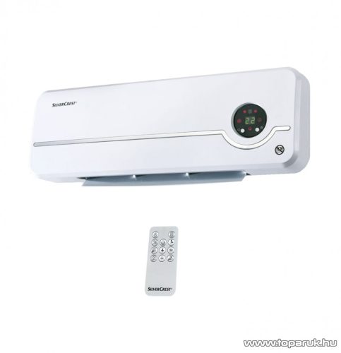 SilverCrest SKWH 2000 A2 Fali digitális PTC kerámia hősugárzó, színes LED kijelzővel, távirányítóval, 2000 W