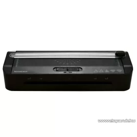   SilverCrest SLG 350 D2 BK A4-es hideg - meleg lamináló, laminátor, laminálógép görgős papírvágóval, 30 db lamináló fóliával, fekete, 380 W