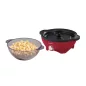 A SILVERCREST popcornkészítő lefele fordított fedele mint kényelmes popcorn tálalótál