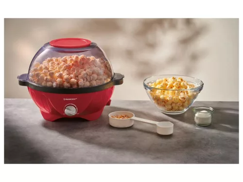 SilverCrest SMPM 850 A1 2 az 1-ben Popcornkészítő és mandulapörkölő (pattogatott kukorica készítő, popcorn gép), 850 W 