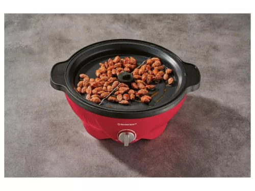 SilverCrest SMPM 850 A1 2 az 1-ben Popcornkészítő és mandulapörkölő (pattogatott kukorica készítő, popcorn gép), 850 W 